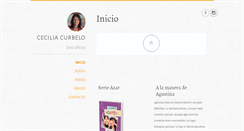 Desktop Screenshot of ceciliacurbelo.com